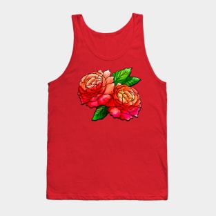 Beautiful Red Roses Tank Top